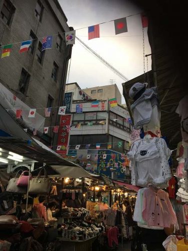 ピーチで韓国　南大門市場